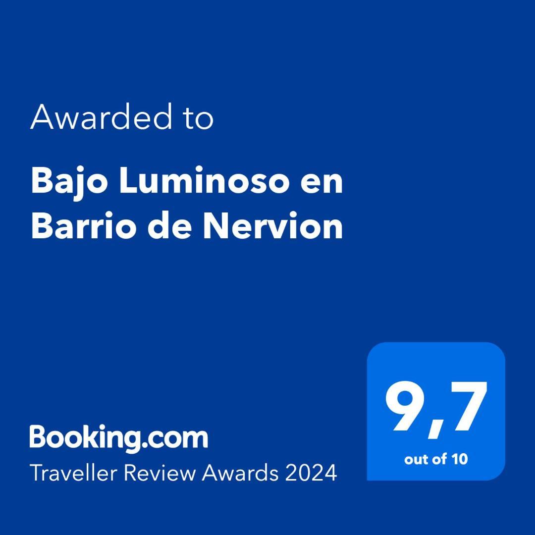 Bajo Luminoso En Barrio De Nervion Lägenhet Sevilla Exteriör bild